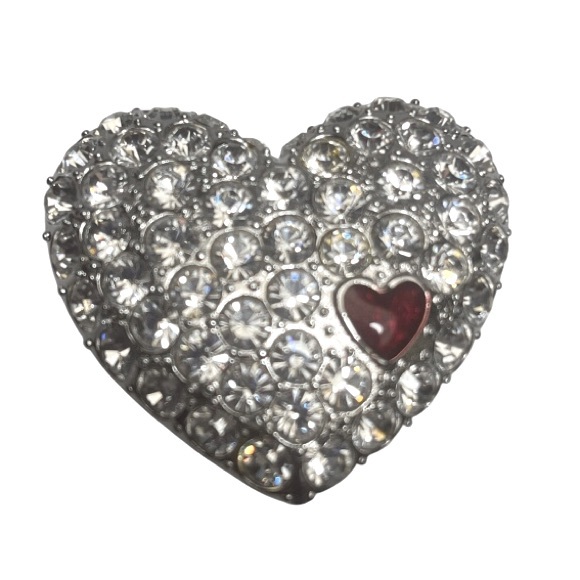 Vintage Shakira Caine Rhinestone Brooch. - Picture 1 of 3